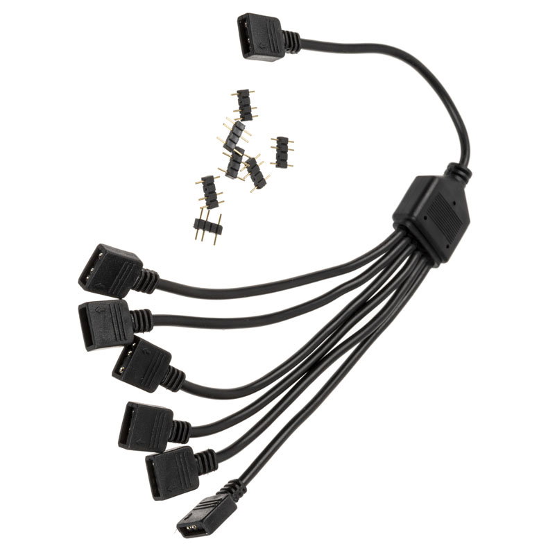 EK Water Blocks EK-D-RGB 6-Fach D-RGB Splittercable