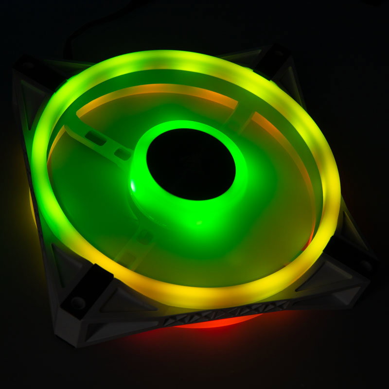Corsair iCUE QL140 RGB PWM fan - 140mm, white