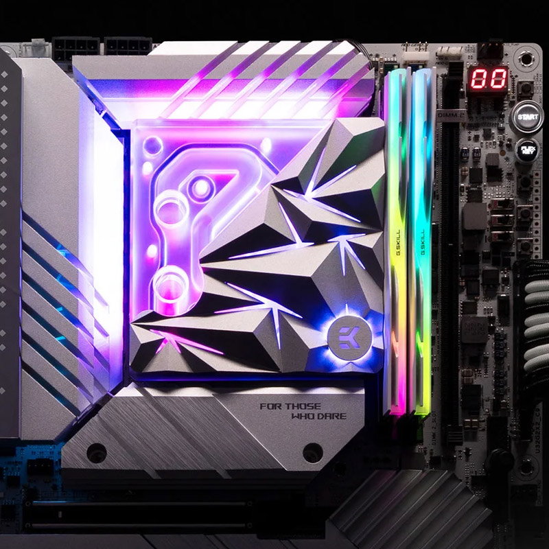 EK Water Blocks EK-Quantum Velocity Edge D-RGB - 1700/1851 Silver Special Edition