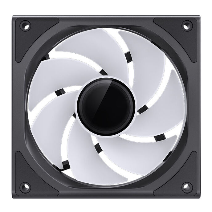 Jonsbo ZK-120BR ARGB Reverse Blade PWM fan, 120mm, 3er-Pack - black