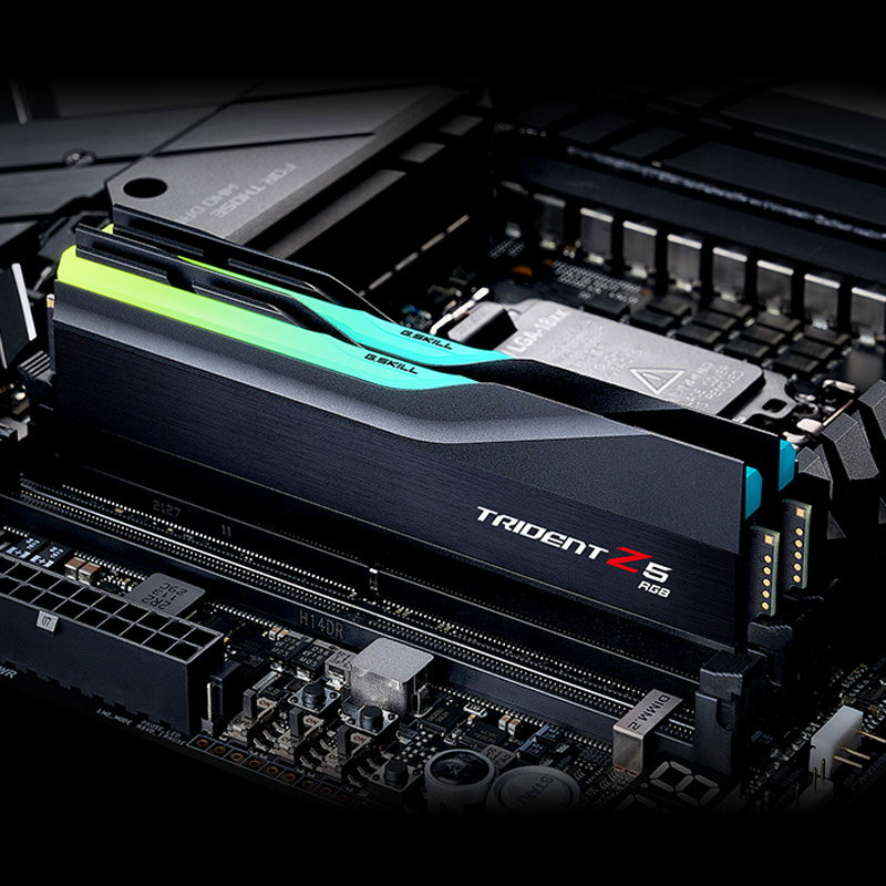 G.Skill Trident Z5 RGB, DDR5-6400, CL32, Intel XMP 3.0 - 32 GB Dual-Kit, black