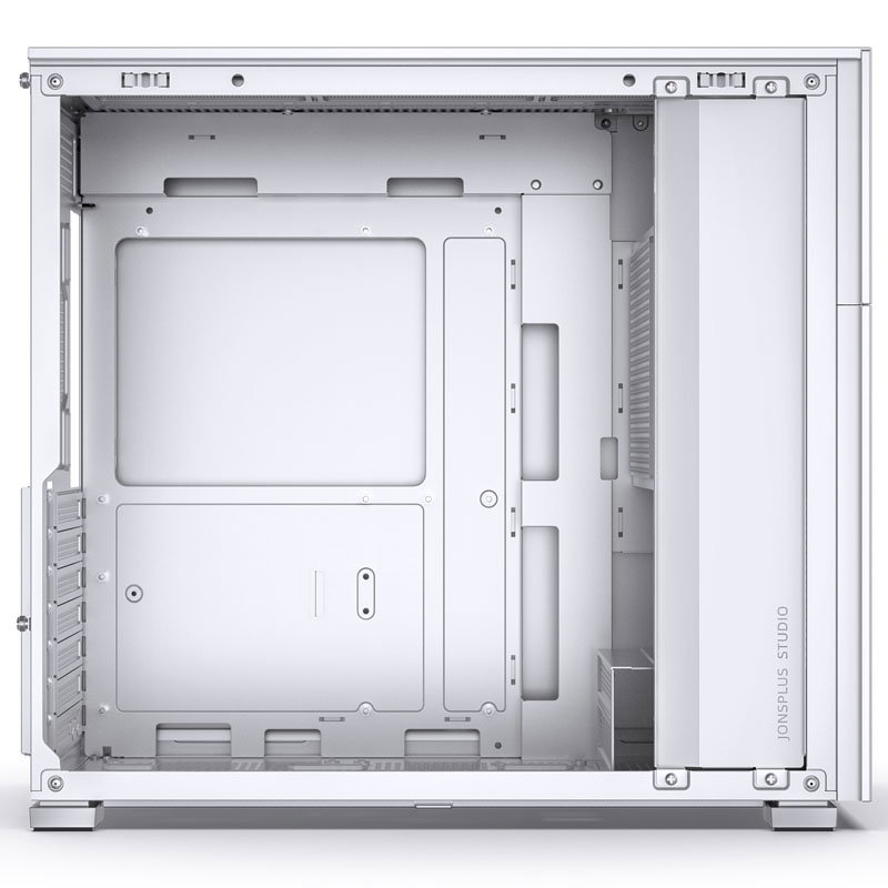 Jonsbo D41 MESH ATX Case, Tempered Glass - white