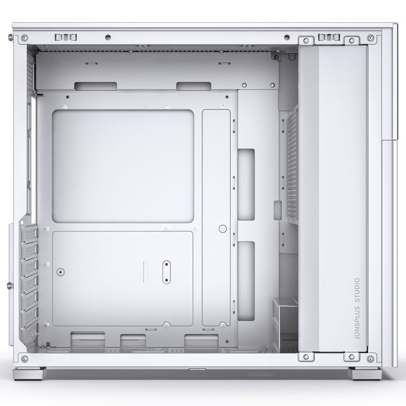 Jonsbo D41 Screen ATX Case, Tempered Glass - white