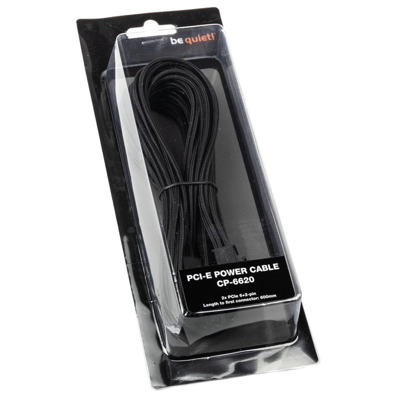 be quiet! CP-6620 PCIe Dual-cable for modulare power supplye - black