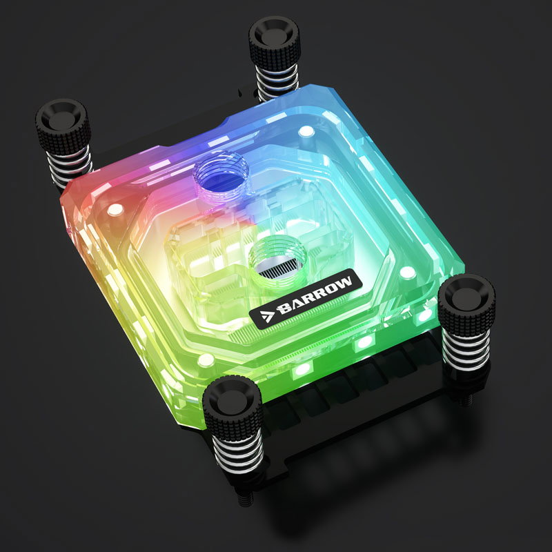 Barrow AMD CPU-Wassercooler RGB, Acryl - black
