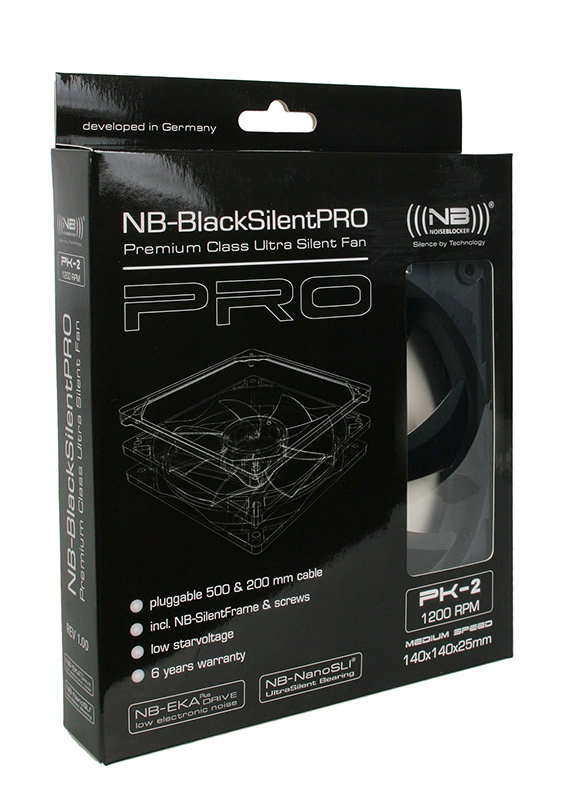 Noiseblocker BlackSilent Pro Fan PK2 - 140mm