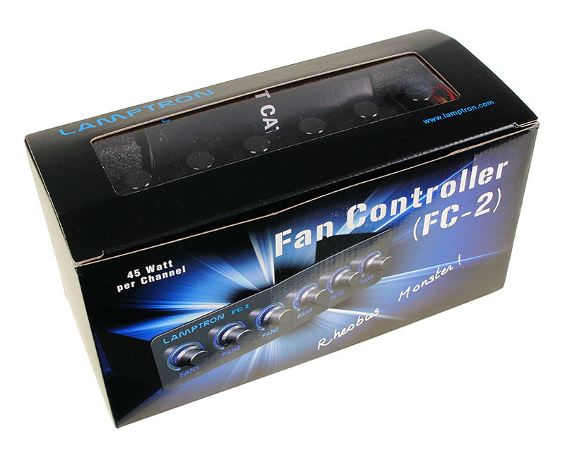 Lamptron FC2 Fan Controller 5,25 inches - black