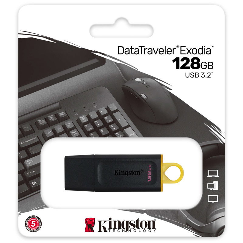 Kingston DataTraveler Exodia, USB 3.2 Typ A - 128 GB