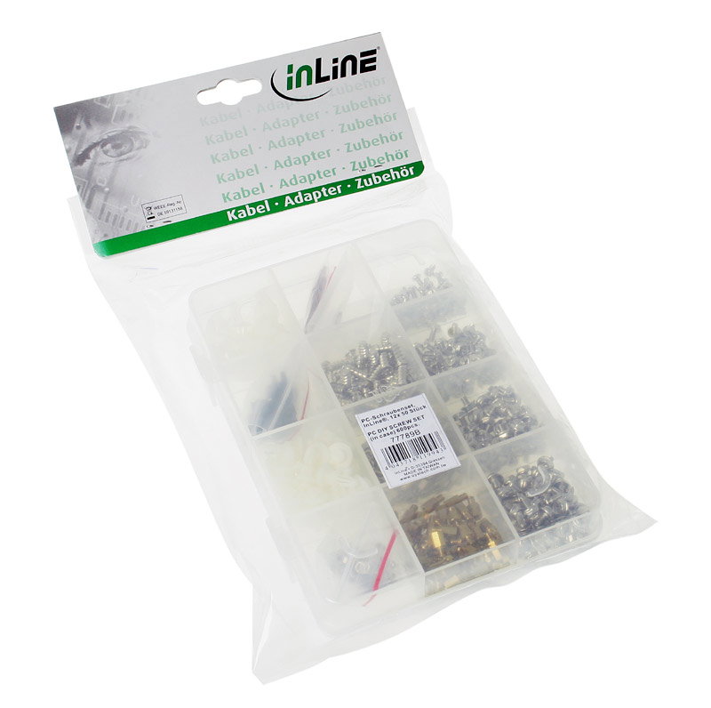 InLine PC-Schraubenset, 550-teilig