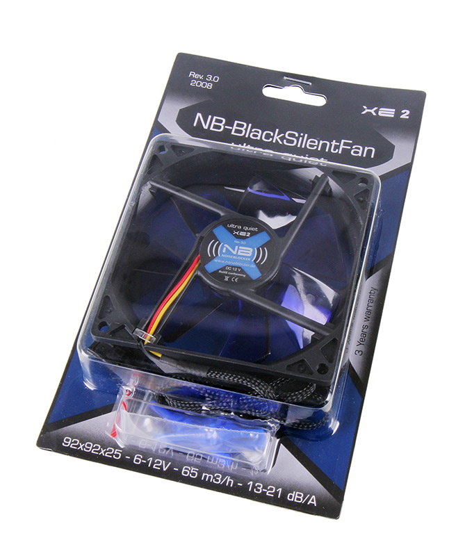 Noiseblocker BlackSilent Fan XE2 - 92mm