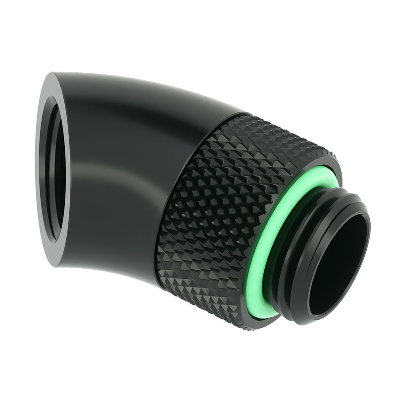Barrow Adapter 45 Grad G1/4 inches AG auf G1/4 inches IG - drehbar, black