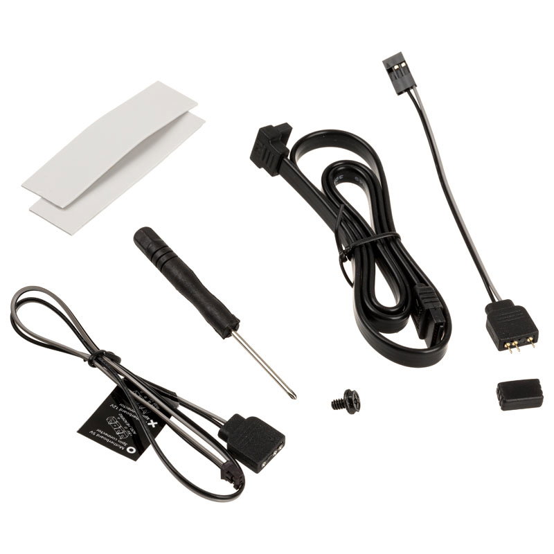 Akasa M.2 PCI-E SATA RGB LED Adapter Karte