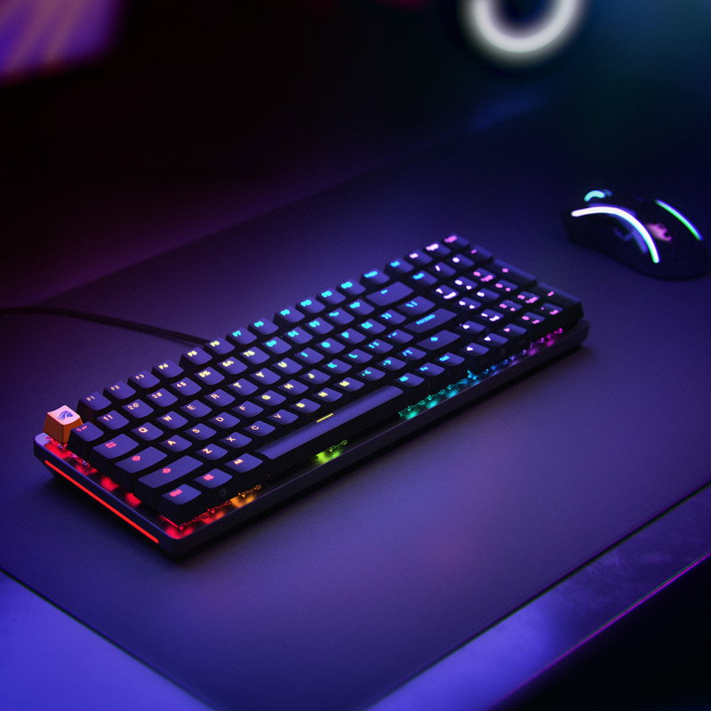 Glorious GMMK 2 Full-Size Keyboard - Fox switches, US-Layout, black