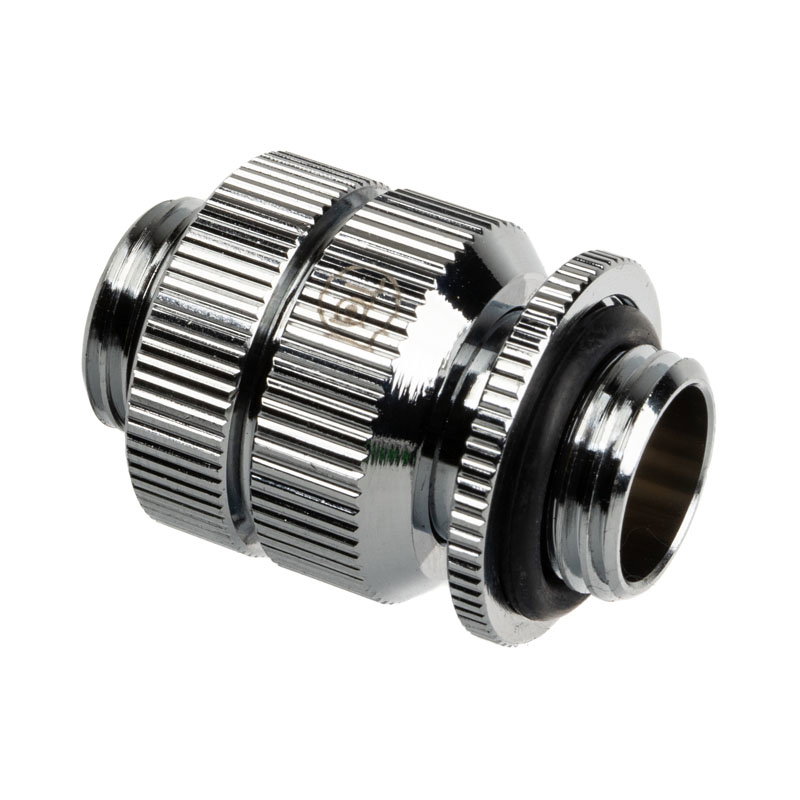 Bitspower Touchaqua Link Adapter Male G1/4 inches AG auf Link Tube verstellbar 16-22mm - 2er-Pack, silver
