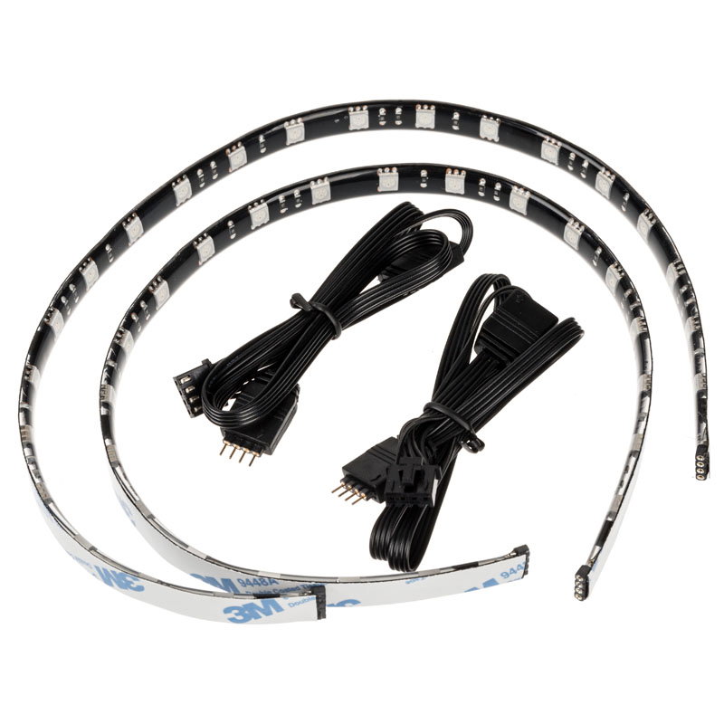BitFenix Alchemy 2.0 Magnetic RGB-LED-Strip Kit - 2x 40cm, 2x 21 LEDs