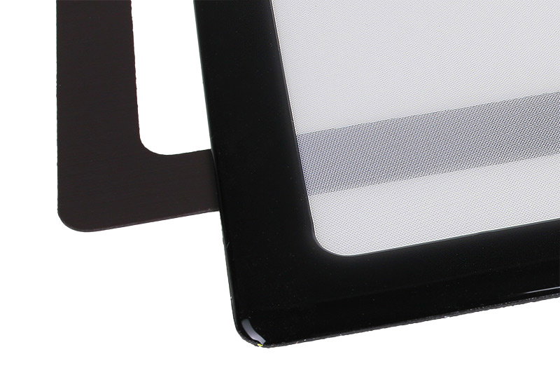 DEMCiflex Staubfilter 200mm, quadratisch - black/white