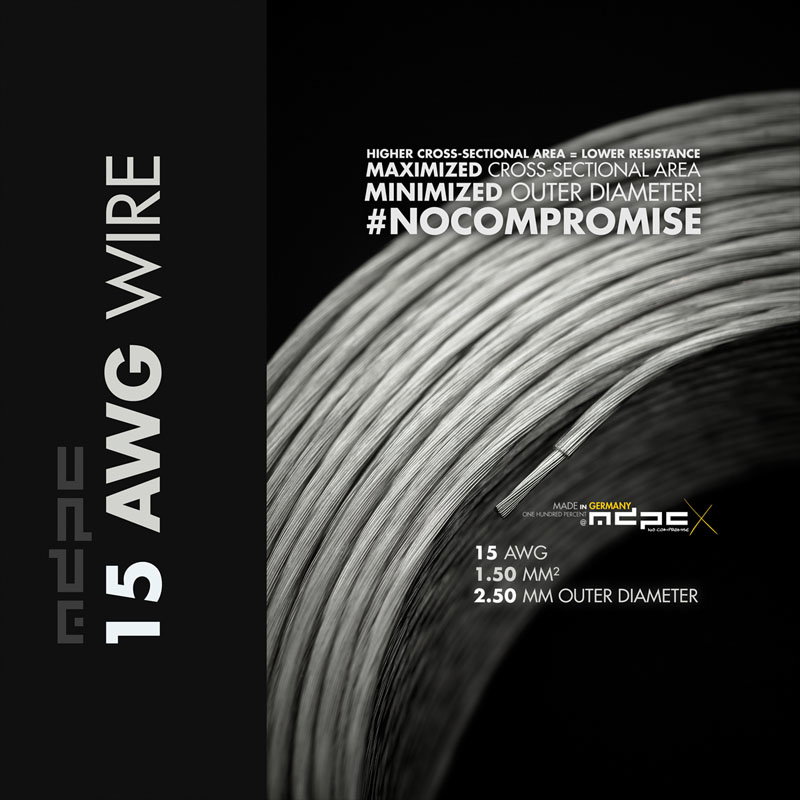 MDPC-X Schaltlitze 15-AWG transparent, 1m