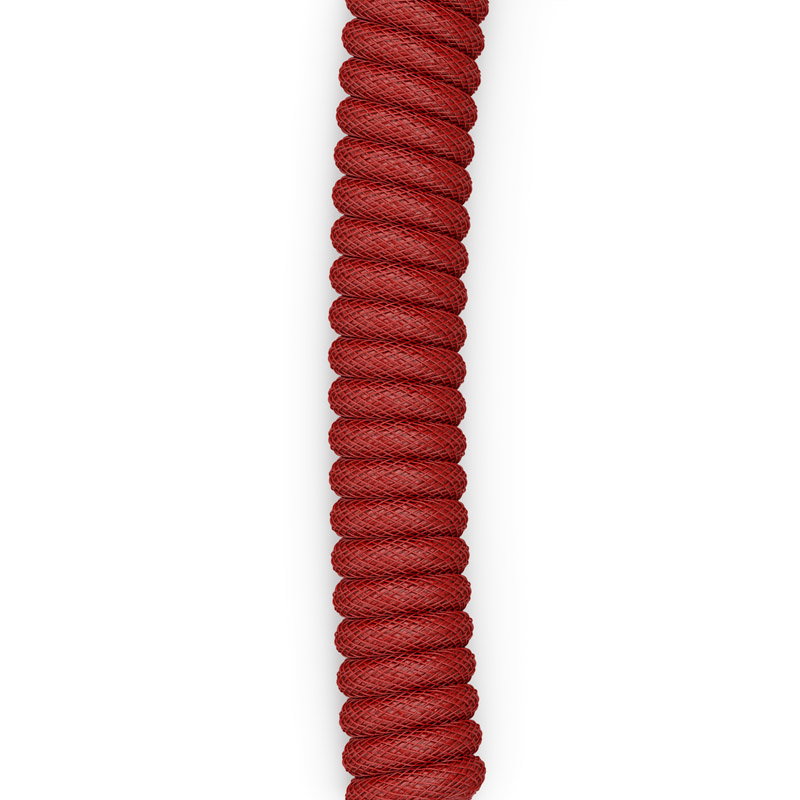 Glorious Coiled Cable Crimson Red, USB-C to USB-A, 1.37m - red/black