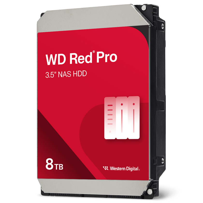 Western Digital Red Pro, SATA 6G, 7.200 U/min, 3,5 inches - 8 TB