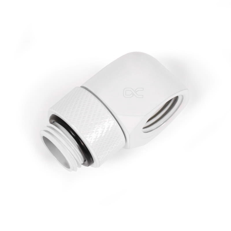 Alphacool Eiszapfen L-Verbinder drehbar G1/4 AG auf G1/4 IG - 4 Stck white