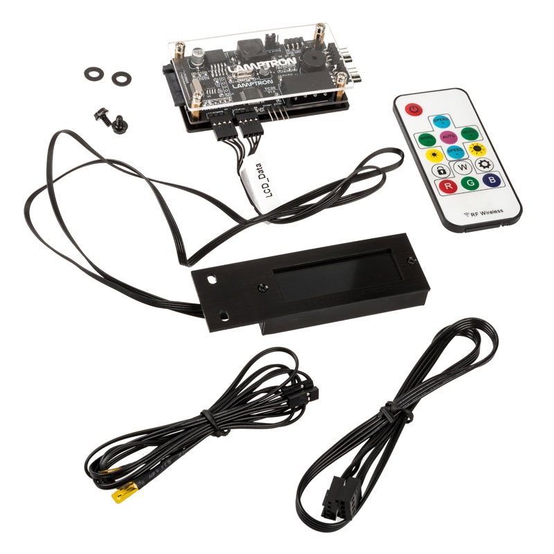 Lamptron TC20 PCI RGB-fan und LED-Controller - black