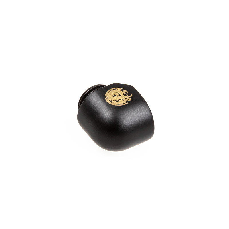 Bitspower Adapter 90 Grad G1/4 inches AG auf G1/4 inches IG - carbon black