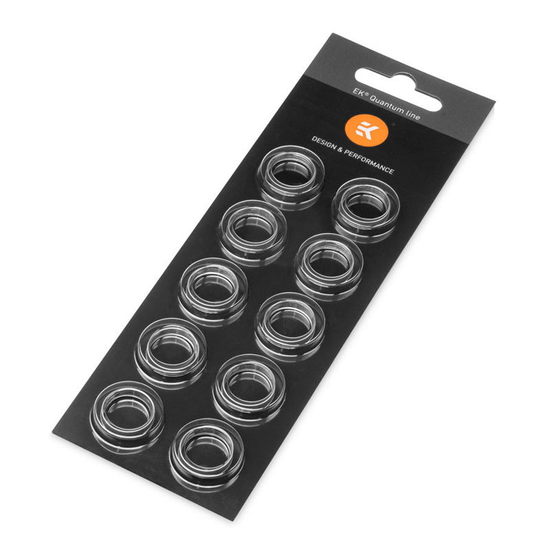 EK Water Blocks EK-Quantum Torque Color Ring 10-Pack STC 10/13 - silver