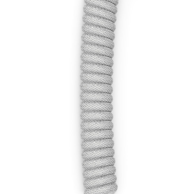 Glorious Coiled Cable Ghost White, USB-C to USB-A, 1.37m - white