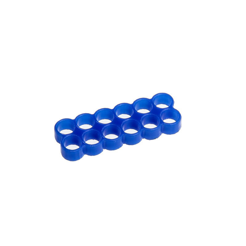 E22 12-Slot Stealth cablekamm - blue