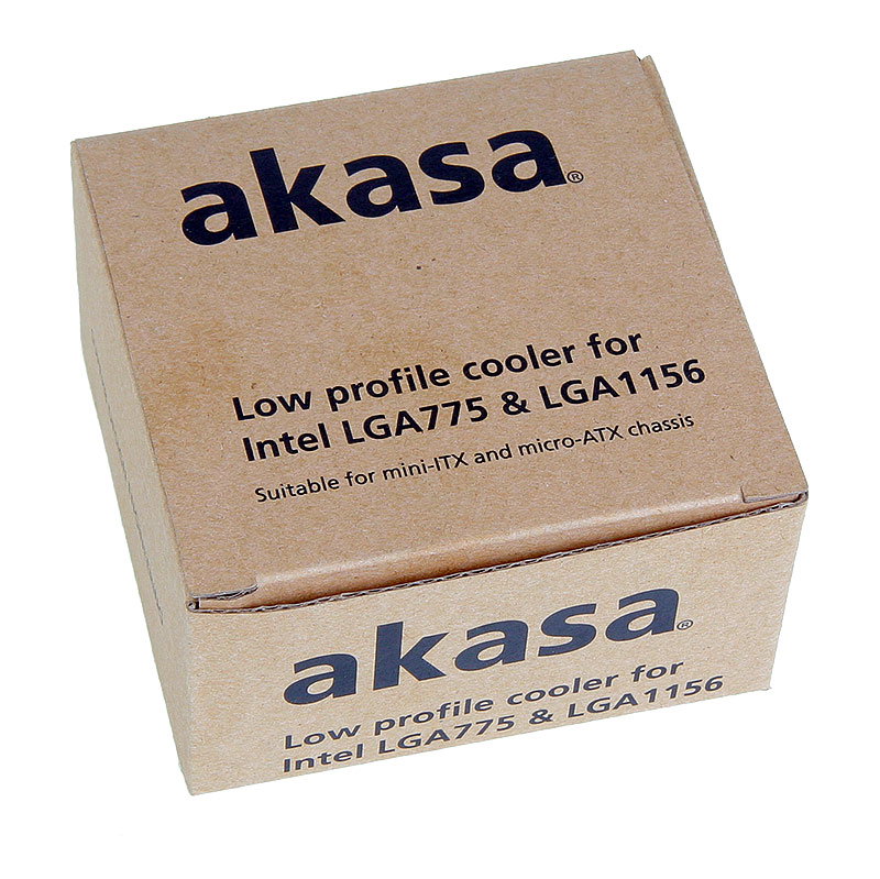 Akasa AK-CCE-7106HP Low Profile CPU-cooler Intel - 74mm