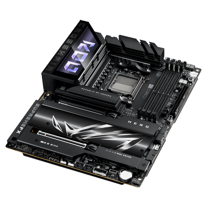 ASUS ROG Crosshair X870E Hero motherboard, AMD X870E, socket AM5, DDR5