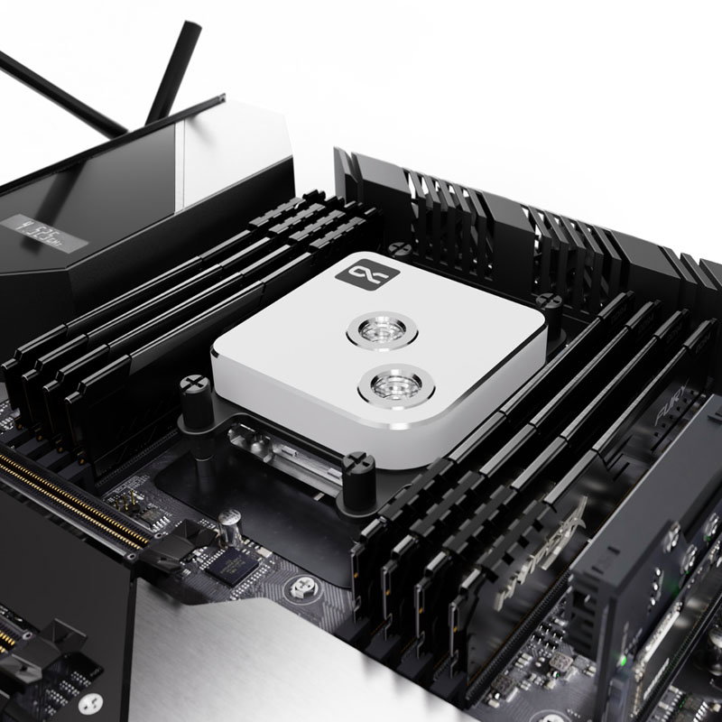 Alphacool Core 1 CPU-cooler - white