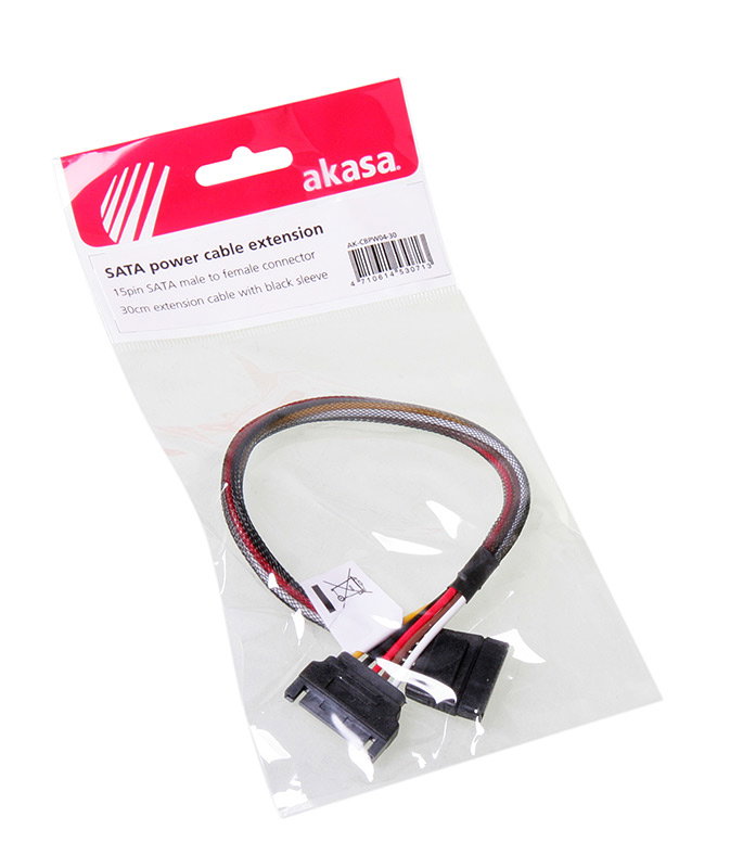 Akasa SATA Stromverlngerung - 30cm