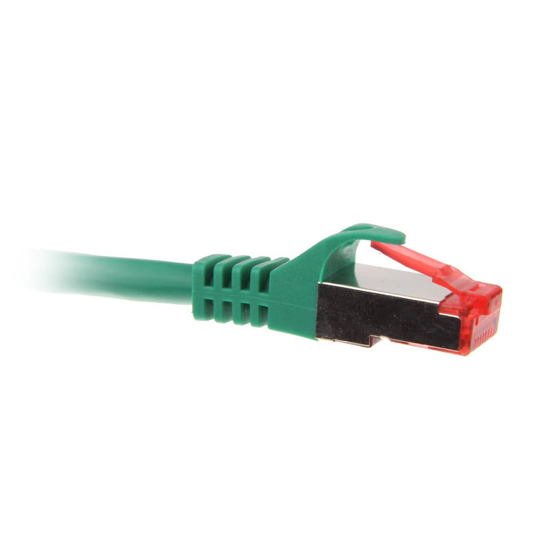 InLine Patchcable Cat.6, S/FTP (PiMf), 250MHz, green - 0,5m