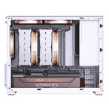 Jonsbo D32 PRO White PC-case, Mini-case, mATX, Tempered Glass - white