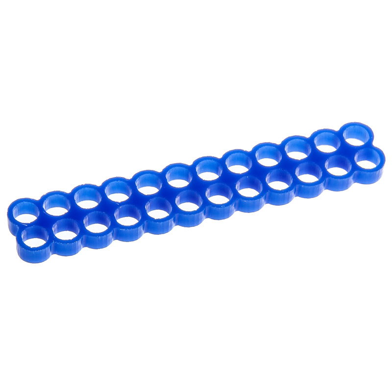 E22 24-Slot Stealth cablekamm - blue