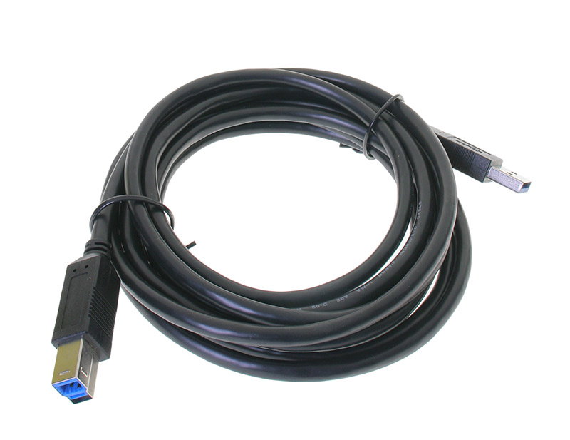 InLine USB 3.0 cable, A auf B, black - 3m