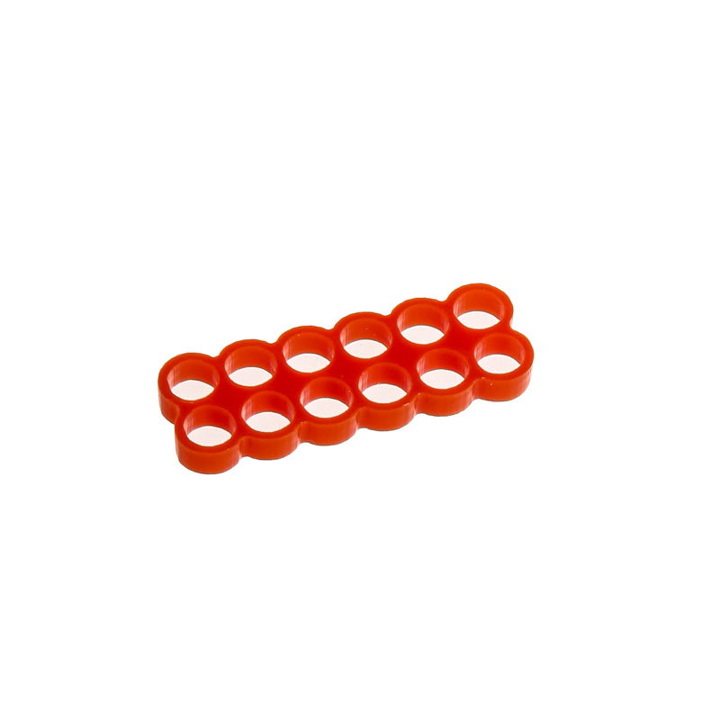 E22 12-Slot Stealth cablekamm - red