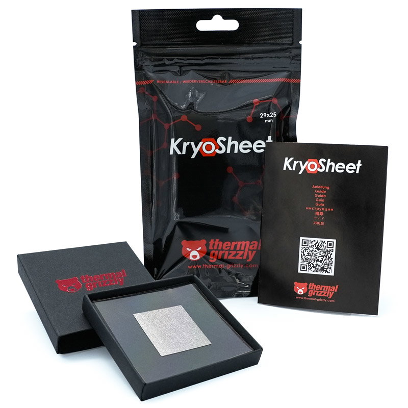 Thermal Grizzly KryoSheet Wrmeleitpad - 29 x 25 mm