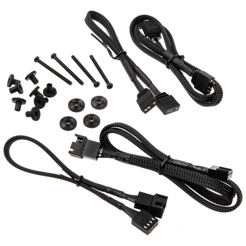 Noiseblocker NB-eLoop X B12-P ARGB, PWM - 120mm, white + ARGB 8x Port Hub - 3er Set