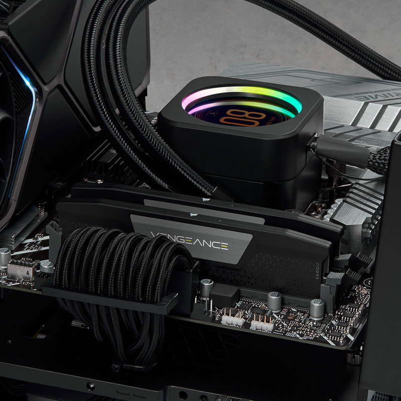 Corsair Vengeance, DDR5-5200, CL40, Intel XMP 3.0 - 32 GB Dual-Kit, black
