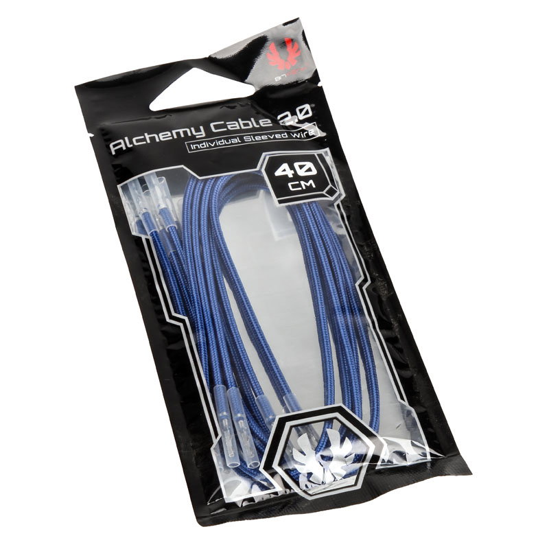 BitFenix Alchemy 2.0 PSU Cable, 5x 40cm - blue