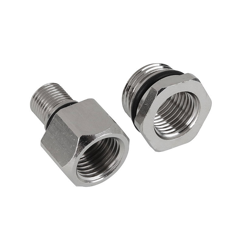 aqua computer Adapter-Set gerade Eheim 1046 auf G1/4 inches IG - silver