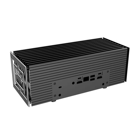 Akasa Turing Duo Pro Aluminium-case - for Asus PN52 PN53 PN64, black