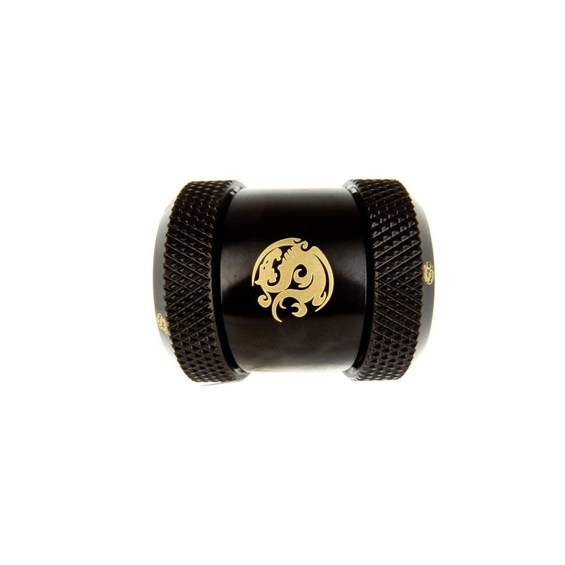Bitspower Multi-Link Adapter 30 Grad 12mm AD auf 12mm AD Hardtube - black matte