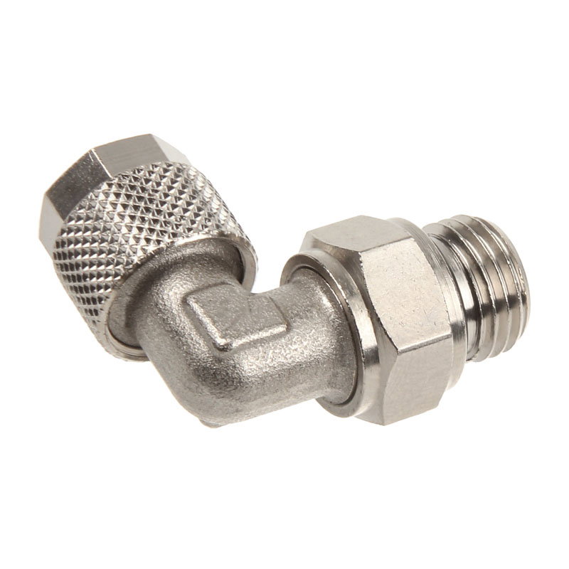 Innovatek Anschluss 90 Grad G1/4 inches AG auf 10/8mm - silver