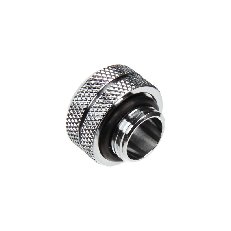 Bitspower Multi-Link Adapter Anschluss gerade G1/4 inches AG auf 12mm AD Hardtube - silver glossy
