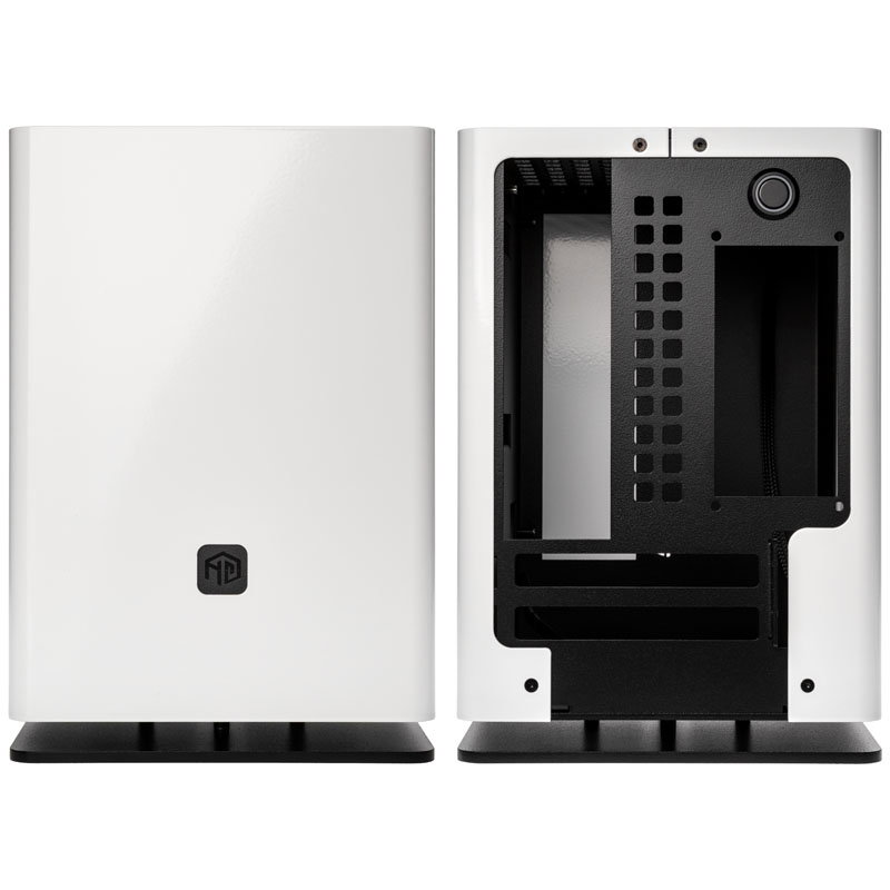 HGC Osmi 3.1 Aluminium Mini-ITX case - white