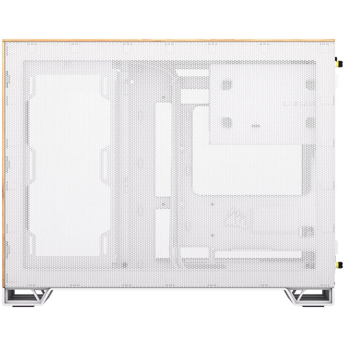 Corsair 2500X Micro-ATX case, Tempered Glass - white/bamboo wood