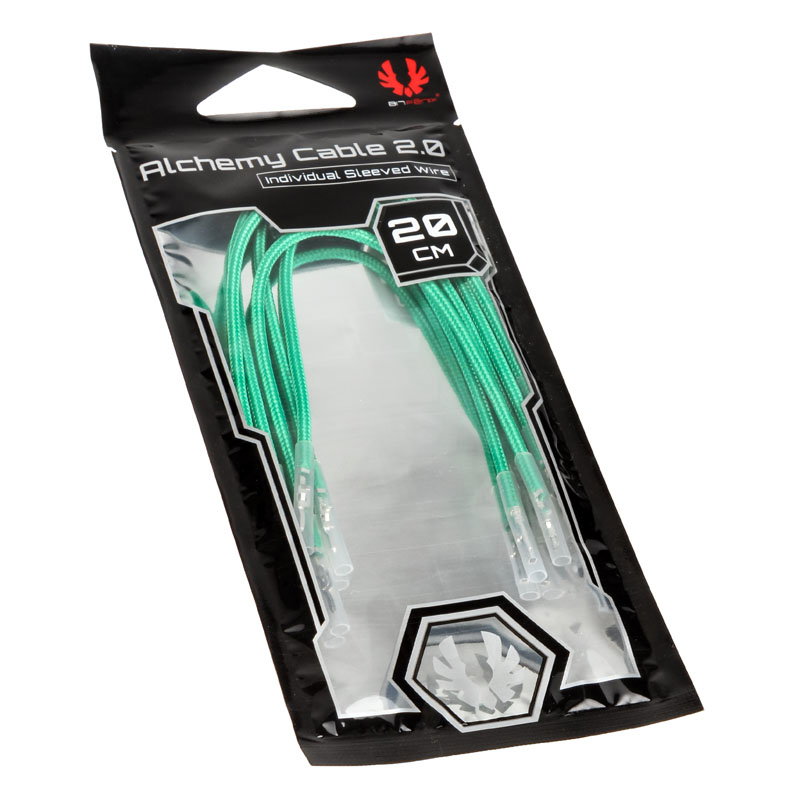 BitFenix Alchemy 2.0 PSU Cable, 5x 20cm - green
